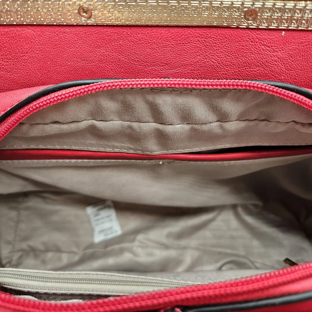 ◇◇ Alyssa Red Women's Satchel Handbag NWOT
